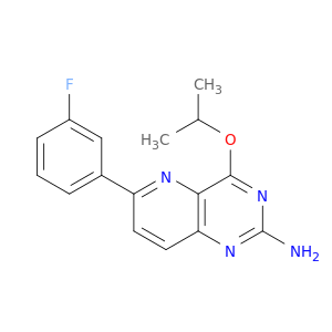 Pyrido[3,2-d]pyrimidin-2-amine, 6-(3-fluorophenyl)-4-(1-methylethoxy)-