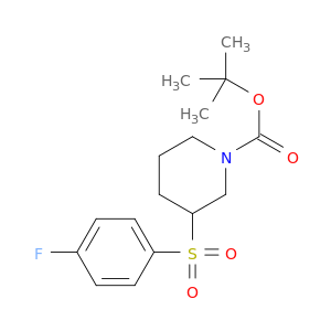 1,1-二甲基乙基3-[(4-氟苯基)磺酰基]-1-哌啶羧酸甲酯