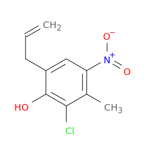 Phenol, 2-chloro-3-methyl-4-nitro-6-(2-propenyl)-