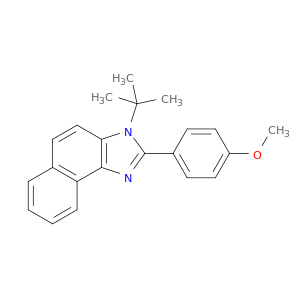 3H-Naphth[1,2-d]imidazole, 3-(1,1-dimethylethyl)-2-(4-methoxyphenyl)-