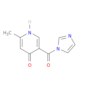 1H-Imidazole, 1-[(1,4-dihydro-6-methyl-4-oxo-3-pyridinyl)carbonyl]-