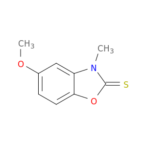 2(3H)-Benzoxazolethione, 5-methoxy-3-methyl-