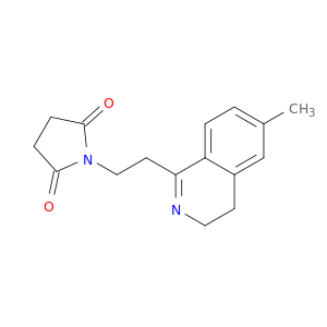 2,5-Pyrrolidinedione, 1-[2-(3,4-dihydro-6-methyl-1-isoquinolinyl)ethyl]-