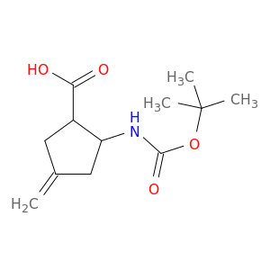 4-methylidene-2-[(2-methylpropan-2-yl)oxycarbonylamino]cyclopentane-1-carboxylic acid