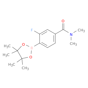 3-氟-N,N-二甲基-4-(4,4,5,5-四甲基-1,3,2-二氧化物-2-基)苯甲酰胺