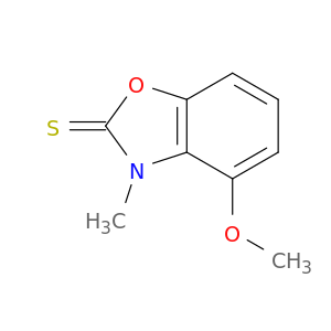2(3H)-Benzoxazolethione, 4-methoxy-3-methyl-