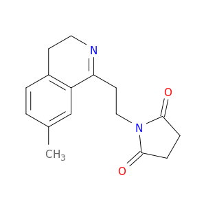 2,5-Pyrrolidinedione, 1-[2-(3,4-dihydro-7-methyl-1-isoquinolinyl)ethyl]-