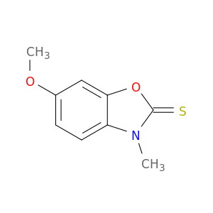2(3H)-Benzoxazolethione, 6-methoxy-3-methyl-