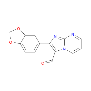 2-(2H-1,3-苯并二噁唑-5-基)咪唑并[1,2-a]嘧啶-3-甲醛