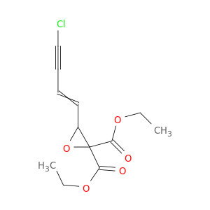 2,2-Oxiranedicarboxylic acid, 3-(4-chloro-1-buten-3-ynyl)-, diethyl ester