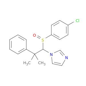 1H-Imidazole, 1-[1-[(4-chlorophenyl)sulfinyl]-2-methyl-2-phenylpropyl]-