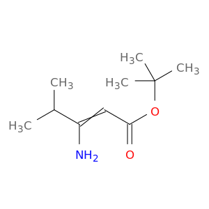 2-Pentenoic acid, 3-amino-4-methyl-, 1,1-dimethylethyl ester