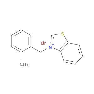 Benzothiazolium, 3-[(2-methylphenyl)methyl]-, bromide