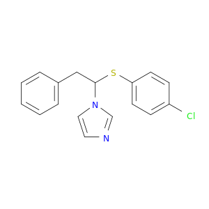 1H-Imidazole, 1-[1-[(4-chlorophenyl)thio]-2-phenylethyl]-