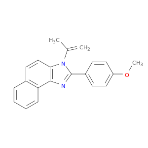 3H-Naphth[1,2-d]imidazole, 2-(4-methoxyphenyl)-3-(1-methylethenyl)-