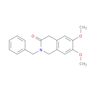 3(2H)-Isoquinolinone, 1,4-dihydro-6,7-dimethoxy-2-(phenylmethyl)-