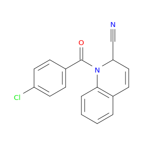 2-Quinolinecarbonitrile, 1-(4-chlorobenzoyl)-1,2-dihydro-