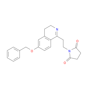 1-{2-[6-(benzyloxy)-3,4-dihydroisoquinolin-1-yl]ethyl}pyrrolidine-2,5-dione