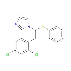 1H-Imidazole, 1-[2-(2,4-dichlorophenyl)-1-(phenylthio)ethyl]-