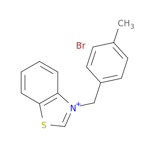 Benzothiazolium, 3-[(4-methylphenyl)methyl]-, bromide