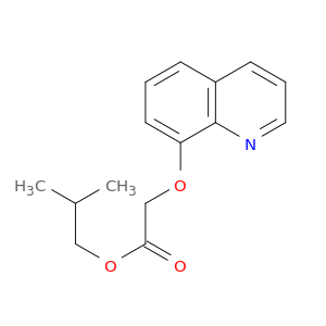 Acetic acid, (8-quinolinyloxy)-, 2-methylpropyl ester