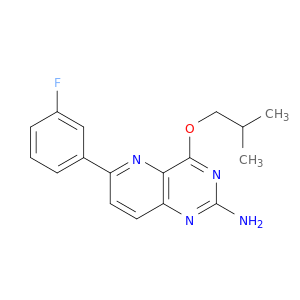 Pyrido[3,2-d]pyrimidin-2-amine, 6-(3-fluorophenyl)-4-(2-methylpropoxy)-