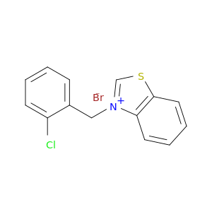 Benzothiazolium, 3-[(2-chlorophenyl)methyl]-, bromide