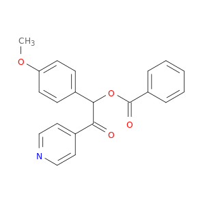 Ethanone, 2-(benzoyloxy)-2-(4-methoxyphenyl)-1-(4-pyridinyl)-