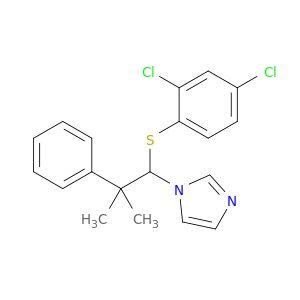 1H-Imidazole, 1-[1-[(2,4-dichlorophenyl)thio]-2-methyl-2-phenylpropyl]-