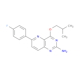 Pyrido[3,2-d]pyrimidin-2-amine, 6-(4-fluorophenyl)-4-(2-methylpropoxy)-