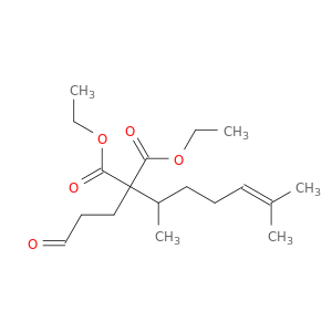 Propanedioic acid, (1,5-dimethyl-4-hexenyl)(3-oxopropyl)-, diethyl ester