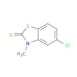 2(3H)-Benzothiazolethione, 5-chloro-3-methyl-