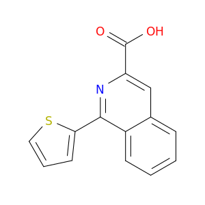 3-Isoquinolinecarboxylic acid, 1-(2-thienyl)-