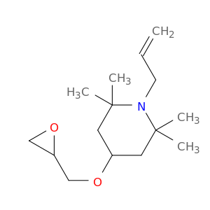 Piperidine, 2,2,6,6-tetramethyl-4-(oxiranylmethoxy)-1-(2-propenyl)-