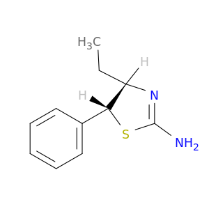 2-Thiazolamine, 4-ethyl-4,5-dihydro-5-phenyl-, cis-