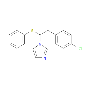 1H-Imidazole, 1-[2-(4-chlorophenyl)-1-(phenylthio)ethyl]-