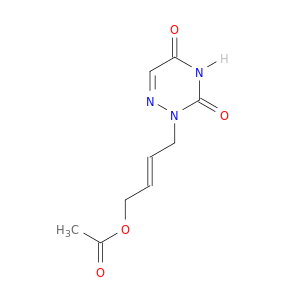 1,2,4-Triazine-3,5(2H,4H)-dione, 2-[(2E)-4-(acetyloxy)-2-butenyl]-