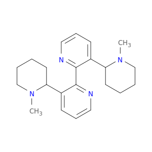 2,2'-Bipyridine, 3,3'-bis(1-methyl-2-piperidinyl)-