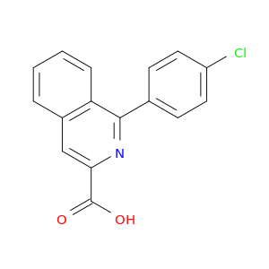 3-Isoquinolinecarboxylic acid, 1-(4-chlorophenyl)-