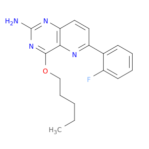 Pyrido[3,2-d]pyrimidin-2-amine, 6-(2-fluorophenyl)-4-(pentyloxy)-
