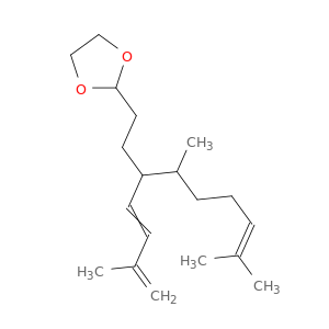 1,3-Dioxolane, 2-[4,8-dimethyl-3-(3-methyl-1,3-butadienyl)-7-nonenyl]-