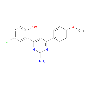 Phenol, 2-[2-amino-6-(4-methoxyphenyl)-4-pyrimidinyl]-4-chloro-