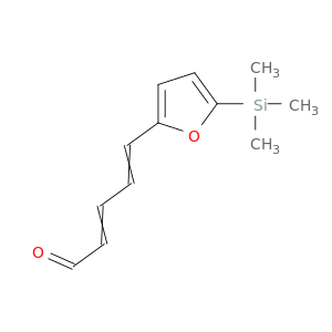 2,4-Pentadienal, 5-[5-(trimethylsilyl)-2-furanyl]-