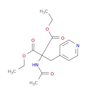 Propanedioic acid, (acetylamino)(4-pyridinylmethyl)-, diethyl ester