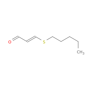 2-Propenal, 3-(pentylthio)-, (E)-