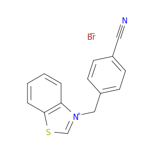 Benzothiazolium, 3-[(4-cyanophenyl)methyl]-, bromide