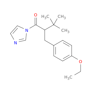1H-Imidazole, 1-[2-[(4-ethoxyphenyl)methyl]-3,3-dimethyl-1-oxobutyl]-