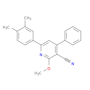 3-Pyridinecarbonitrile, 6-(3,4-dimethylphenyl)-2-methoxy-4-phenyl-