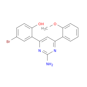 Phenol, 2-[2-amino-6-(2-methoxyphenyl)-4-pyrimidinyl]-4-bromo-