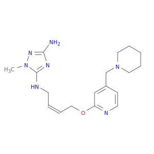 1H-1,2,4-Triazole-3,5-diamine,1-methyl-N5-[4-[[4-(1-piperidinylmethyl)-2-pyridinyl]oxy]-2-butenyl]-, (Z)-(9CI)